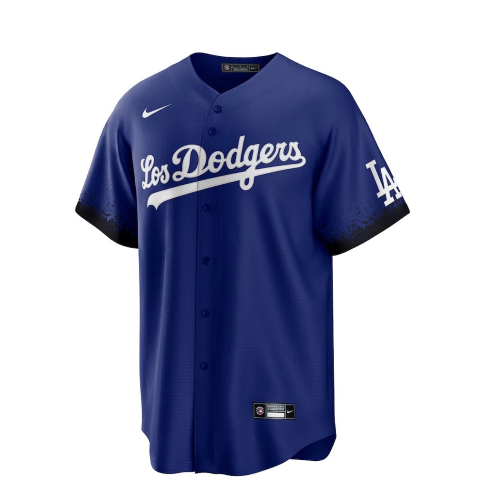 Men's Los Angeles Dodgers Nike Royal City Jersey size L
